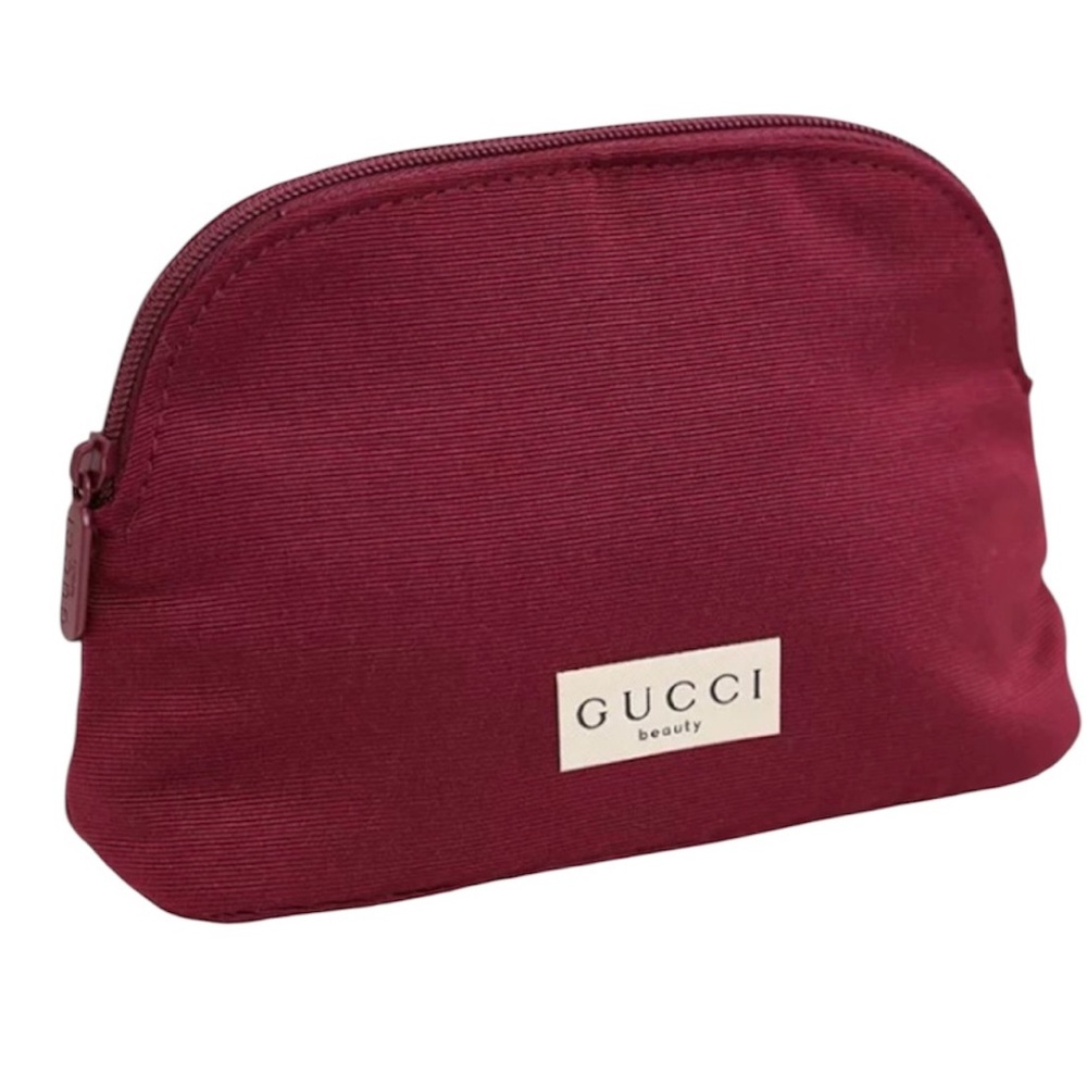 Gucci Deep Red Cosmetic Case